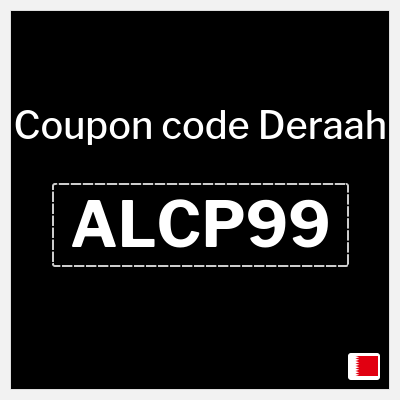 Deraah Coupon (ALCP99) Deraah Discount Code Bahrain
