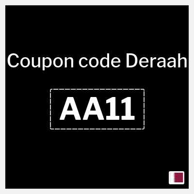 Coupon for Deraah (AA11) Up to 50% OFF
