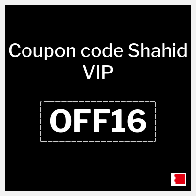 Coupon for Shahid VIP (OFF16) 20% off