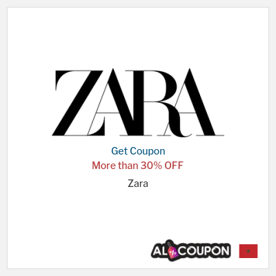Coupon for Zara More than 30% OFF