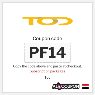 Coupon for Tod (PF14) Subscription packages