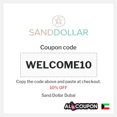 Coupon for Sand Dollar Dubai (WELCOME10) 10% OFF