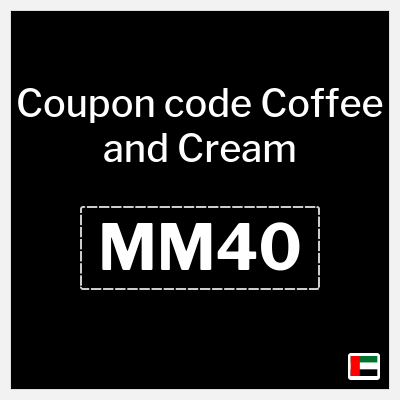 Coupon discount code for Coffee and Cream Free shipping