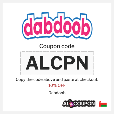 Coupon discount code for Dabdoob 10% OFF