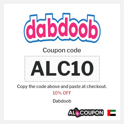 Coupon discount code for Dabdoob 10% OFF