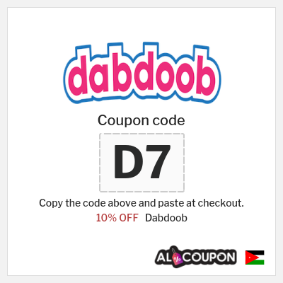 Coupon discount code for Dabdoob 10% OFF