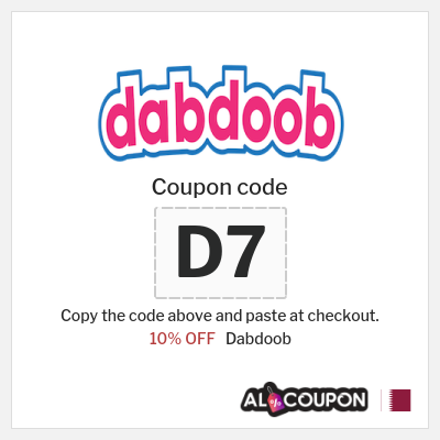 Coupon discount code for Dabdoob 10% OFF