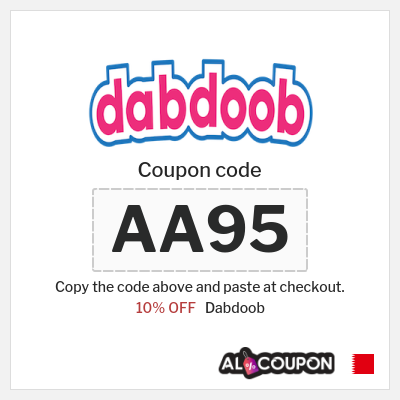 Coupon for Dabdoob (AA95) 10% OFF