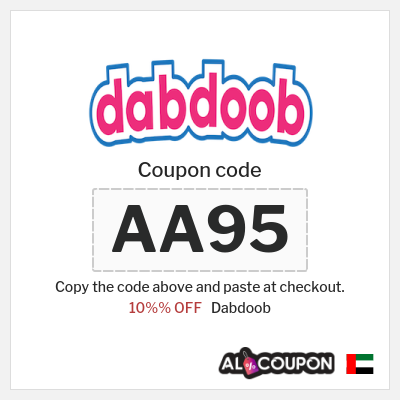 Coupon for Dabdoob (AA95) 10%% OFF