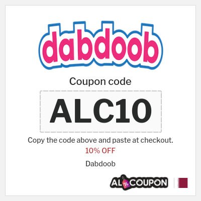 Coupon for Dabdoob (ALC10) 10% OFF
