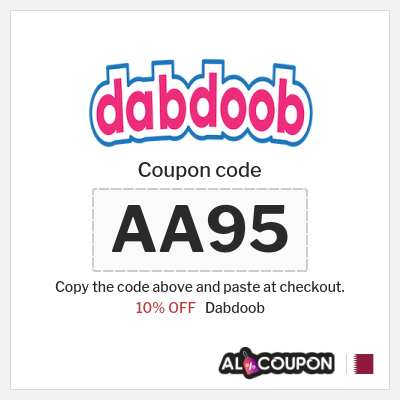 Coupon for Dabdoob (AA95) 10% OFF