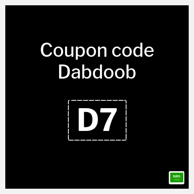 Coupon for Dabdoob (D7) 10% OFF