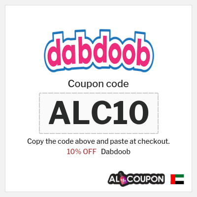 Coupon for Dabdoob (ALC10) 10% OFF