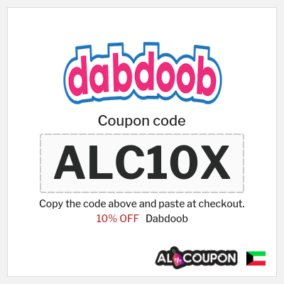 Coupon for Dabdoob (ALC10X) 10% OFF
