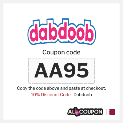 Coupon for Dabdoob (AA95) 10% Discount Code