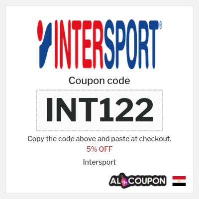 Coupon for Intersport (INT122) 5% OFF