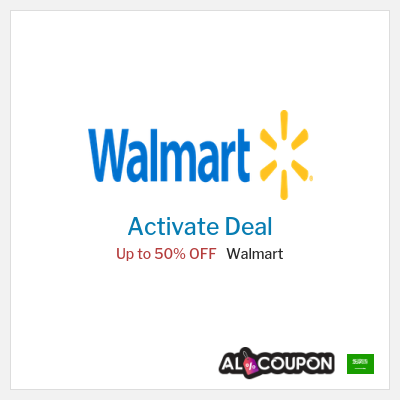 Special Deal for Walmart Up to 50% OFF