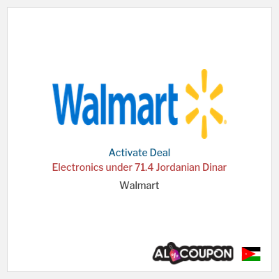 Special Deal for Walmart Electronics under 71.4 Jordanian Dinar