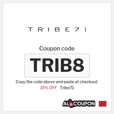 Coupon for Tribe71 (TRIB8) 15% OFF