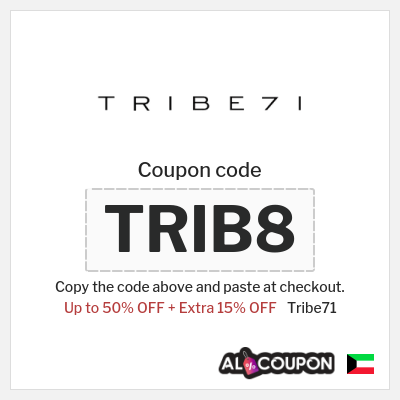 Coupon for Tribe71 (TRIB8) Up to 50% OFF + Extra 15% OFF