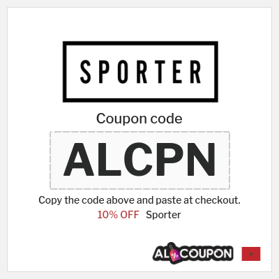 Coupon discount code for Sporter 10% OFF