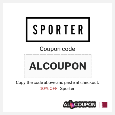 Coupon discount code for Sporter 100% Exclusive Coupons