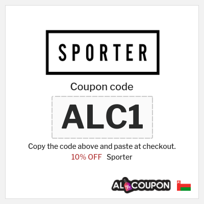 Coupon discount code for Sporter 100% Exclusive Coupons