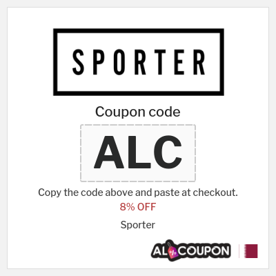 Coupon for Sporter (ALC) 8% OFF