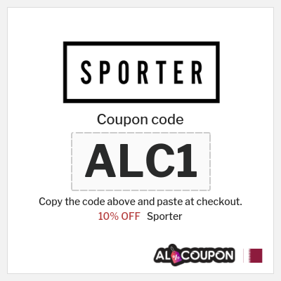 Sporter Coupon (ALCPN) Sporter discount code 2025