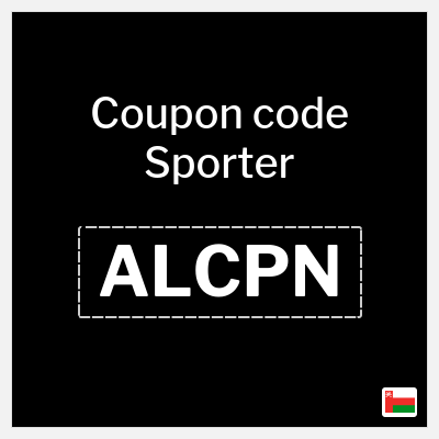 Sporter Coupon (ALCOUPON) Sporter Discount Code 2025