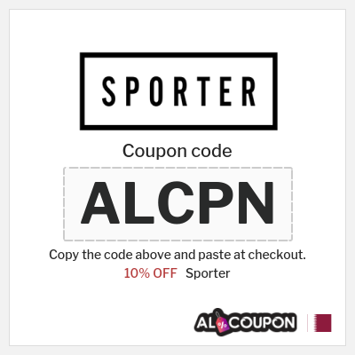 Coupon for Sporter (ALCPN) 10% OFF