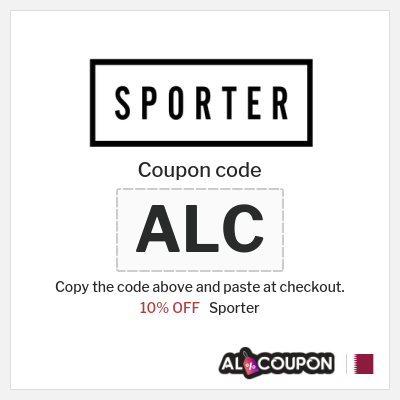 Sporter Coupon (ALC) Sporter Discount Code 2025