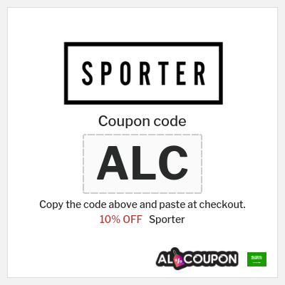 Coupon for Sporter (ALC) 10% OFF