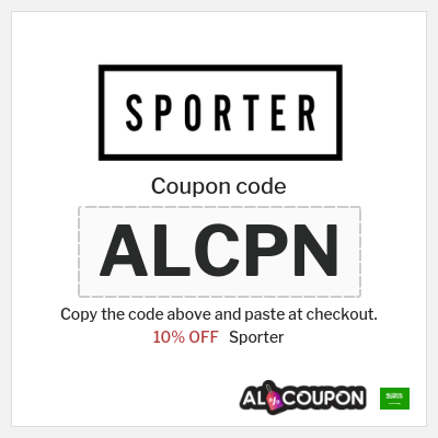Coupon for Sporter (ALCPN) 10% OFF