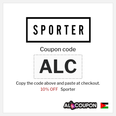 Coupon for Sporter (ALCPN) 10% OFF