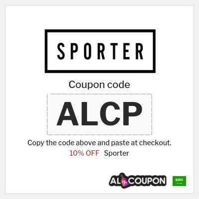 Coupon for Sporter (ALC) 10% OFF