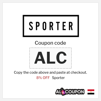 Coupon for Sporter (ALC) 8% OFF