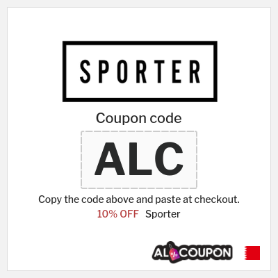 Coupon for Sporter (ALC) 10% OFF