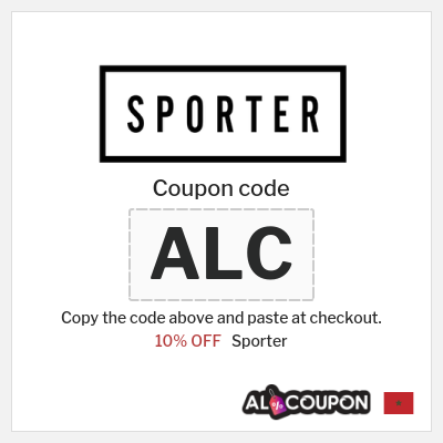 Sporter Coupon (ALC) Sporter discount code 2025
