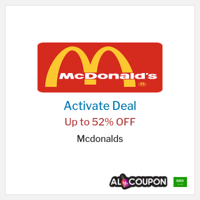 Coupon discount code for Mcdonalds Up to 52% OFF