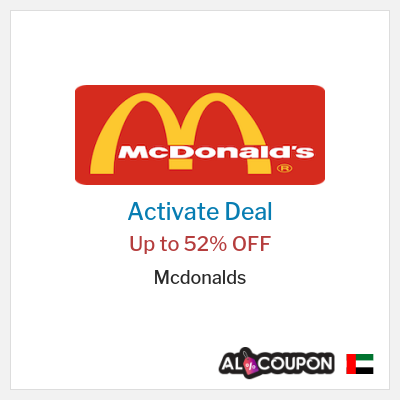 Special Deal for Mcdonalds Up to 52% OFF