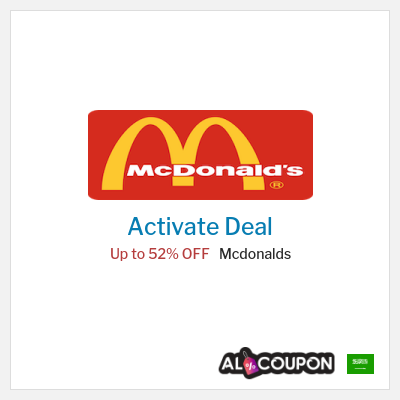 Special Deal for Mcdonalds Up to 52% OFF