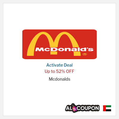 Special Deal for Mcdonalds Up to 52% OFF