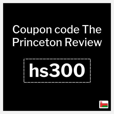 Coupon for The Princeton Review (hs300) Up to $300 discount