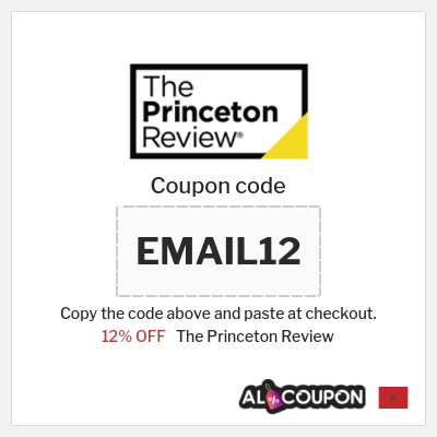 Coupon for The Princeton Review (EMAIL12) 12% OFF