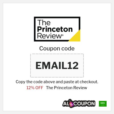 Coupon for The Princeton Review (EMAIL12) 12% OFF
