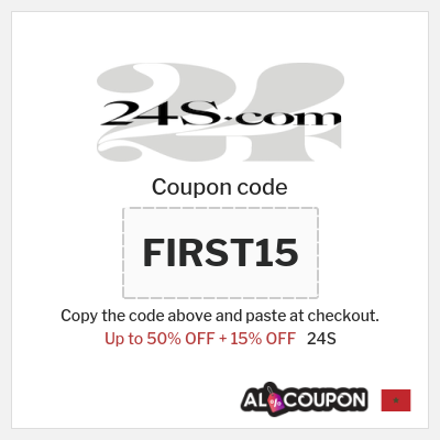 Coupon discount code for 24S 15% OFF