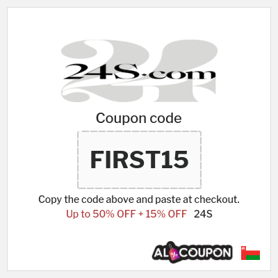 Coupon discount code for 24S 15% OFF