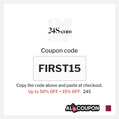 Coupon discount code for 24S 15% OFF
