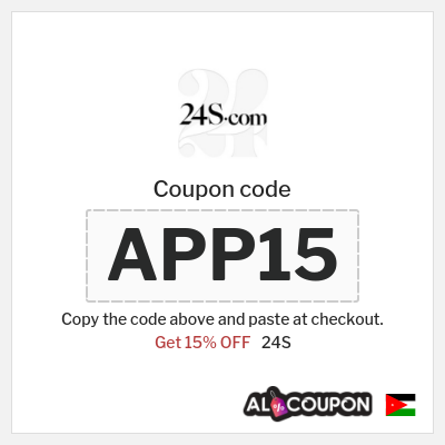 Coupon for 24S (APP15) Get 15% OFF